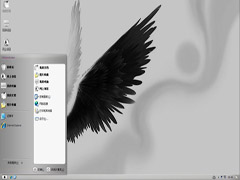 非主流黑色天使之翼xp主题包