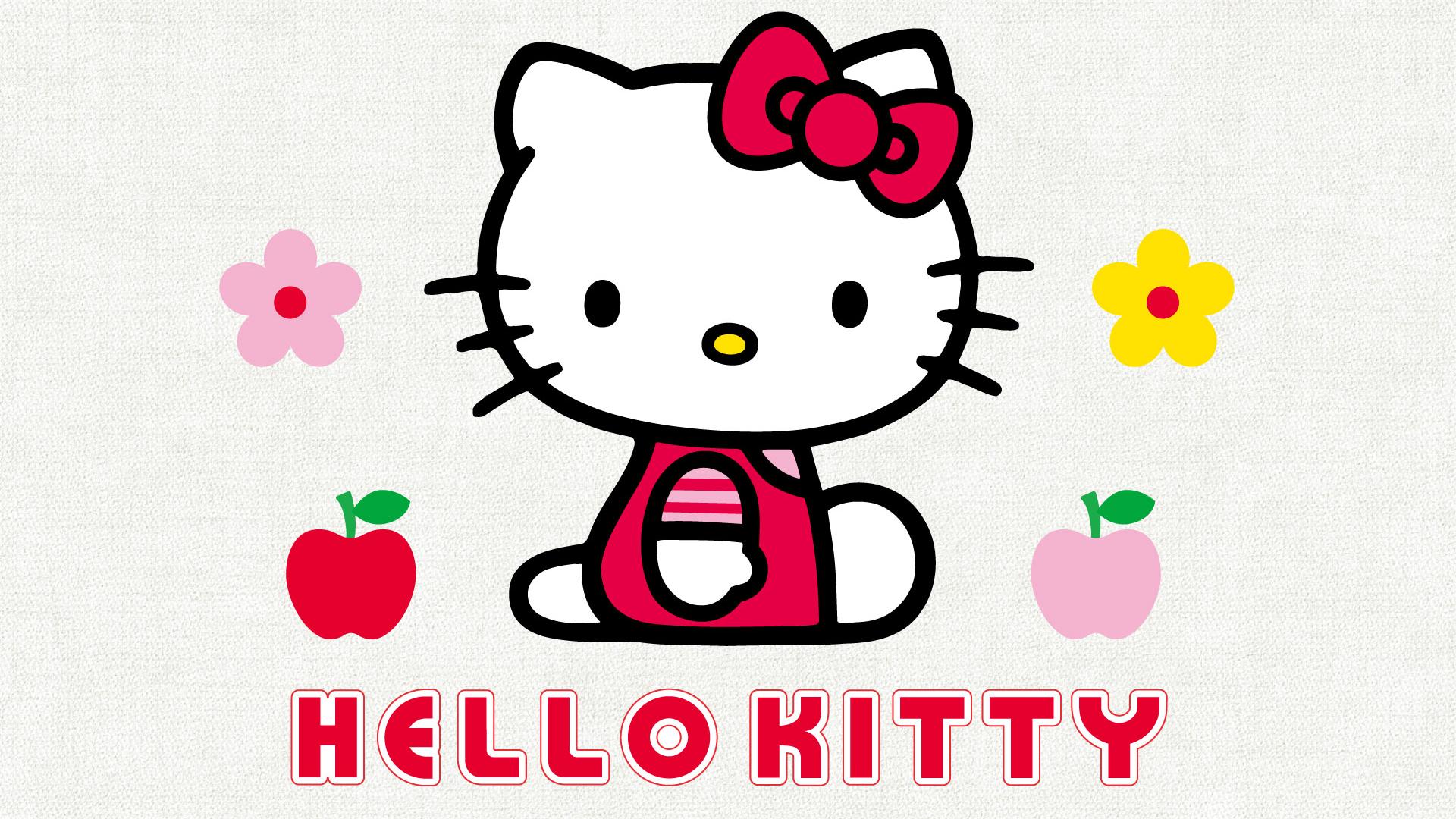Hello Kitty可爱卡通形象手机壁纸_电脑主题网