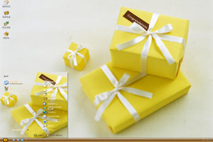 金黄色的礼物盒高清爱情主题