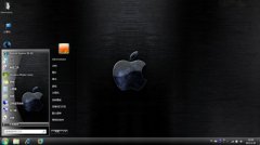 黑色苹果win7主题