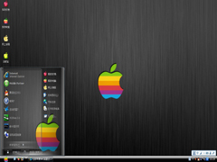 七彩苹果MAC桌面主题-电脑主题-苹果主题
