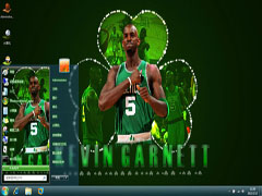 加内特篮球明星win7主题