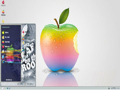 3D彩色苹果炫酷主题