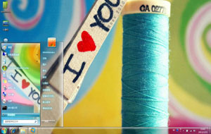 爱情之线win7主题