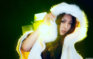 美女余音电脑壁纸