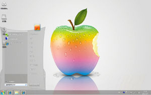 彩虹色苹果windows主题