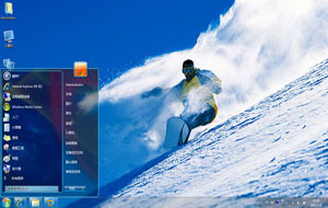 滑雪运动电脑桌面主题