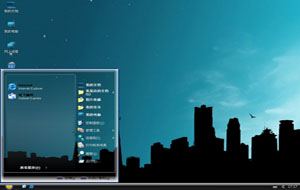 城市夜景风光XP桌面主题