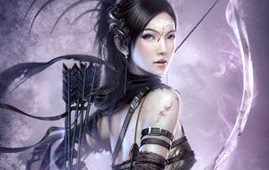 游戏美女电脑桌面壁纸高清
