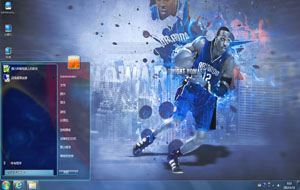  NBA篮球巨星蓝色主题 