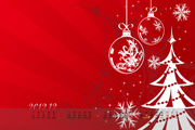 2012年12月圣诞节日历壁纸图片