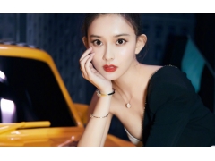  美女明星孟子义桌面壁纸 