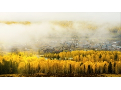  新疆仙境禾木4k风景图片 