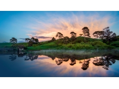 新西兰美丽迷人湖泊山脉4k风景壁纸