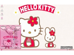 粉色可爱Kitty猫xp主题