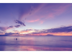  卡瓦贾毛伊岛景观的海洋海滩4K图片 