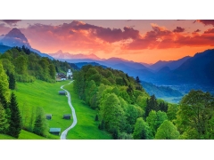 优美的德国巴伐利亚风景图片