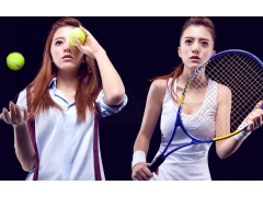 网球美女图片=阿兰网球图片壁纸