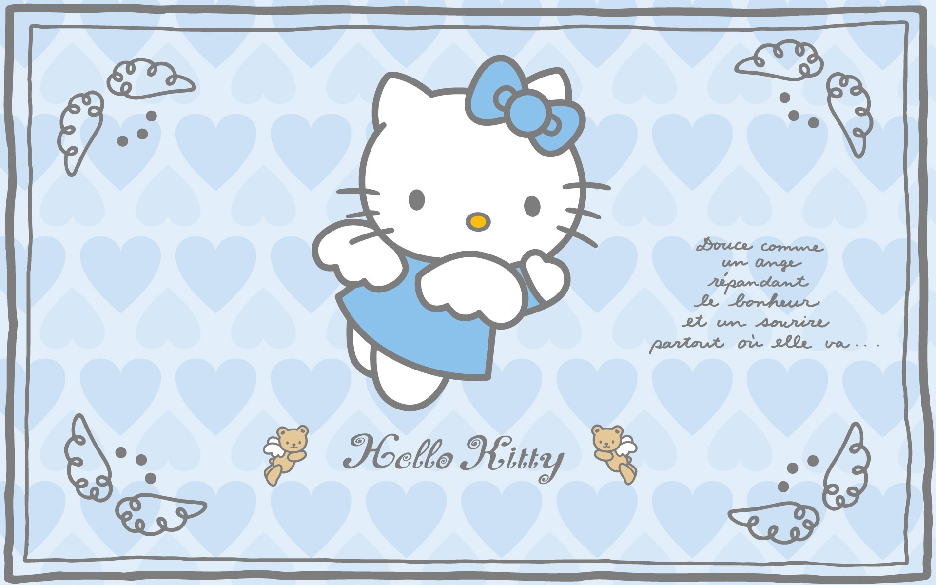 Hello Kitty可爱卡通桌面壁纸